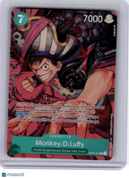 2023 One Piece—Monkey.D.Luffy (Alt Art) #OP02-041 Paramount War—Rare Foil