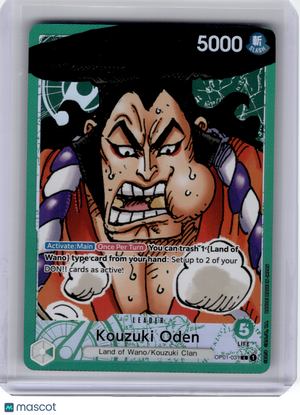 2022 One Piece—Kouzuki Oden (Alt Art) #OP01-031 Romance Dawn—Leader Foil