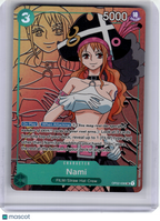 2023 One Piece—Nami (Alt Art) #OP02-036 Paramount War—Super Rare Foil