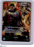 2023 One Piece—Issho (Alt Art) #OP04-020 Kingdoms of Intrigue—Leader Foil