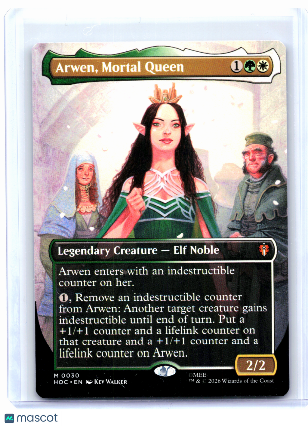 2026 Magic: TG—Arwen, Mortal Queen (Borderless) #0030 HOC—Mythic Nonfoil