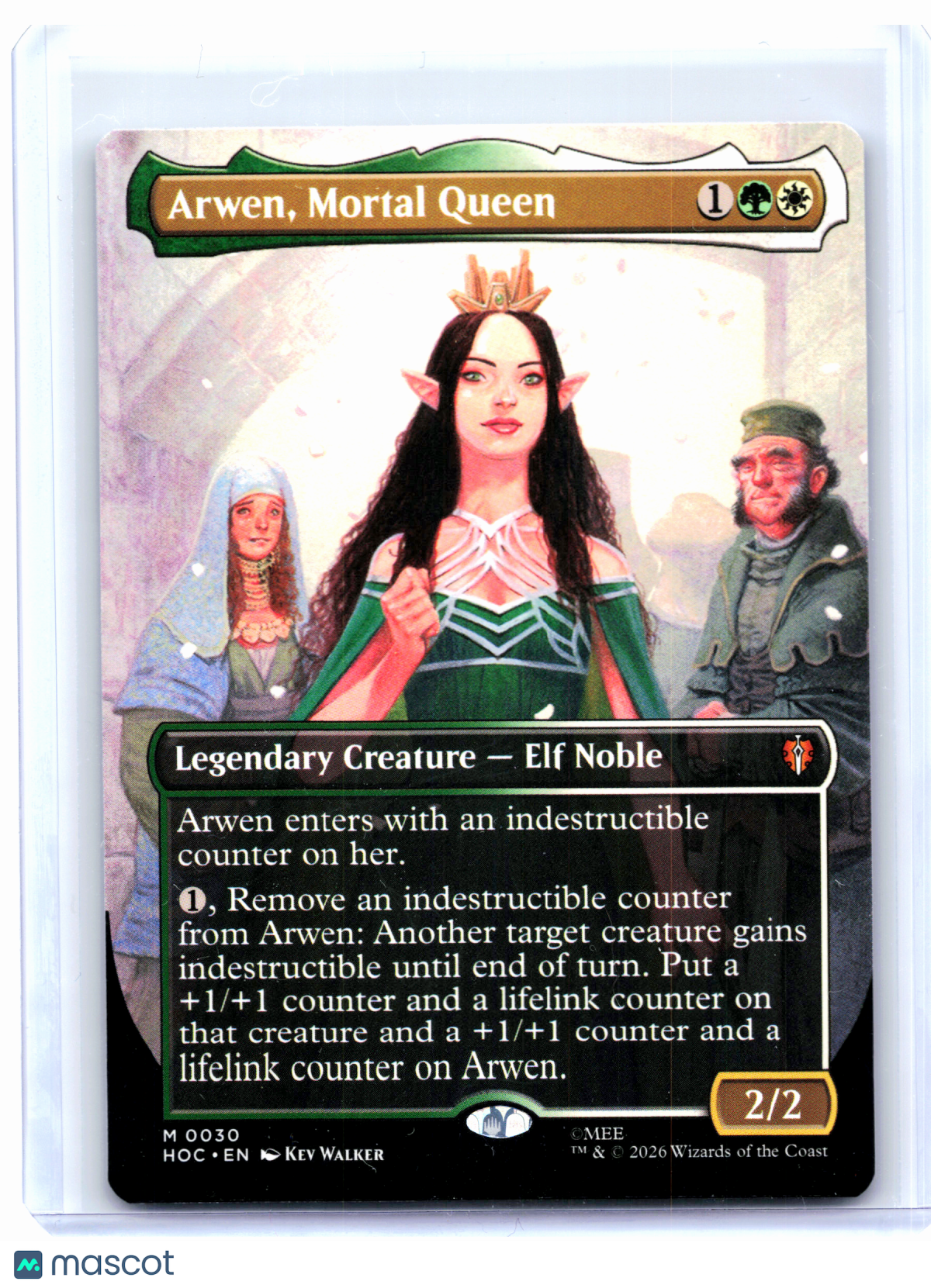 2026 Magic: TG—Arwen, Mortal Queen (Borderless) #0030 HOC—Mythic Nonfoil