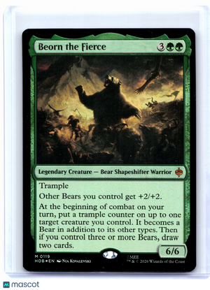 2026 Magic: The Gathering—Beorn the Fierce #0119 The Hobbit—Mythic Foil