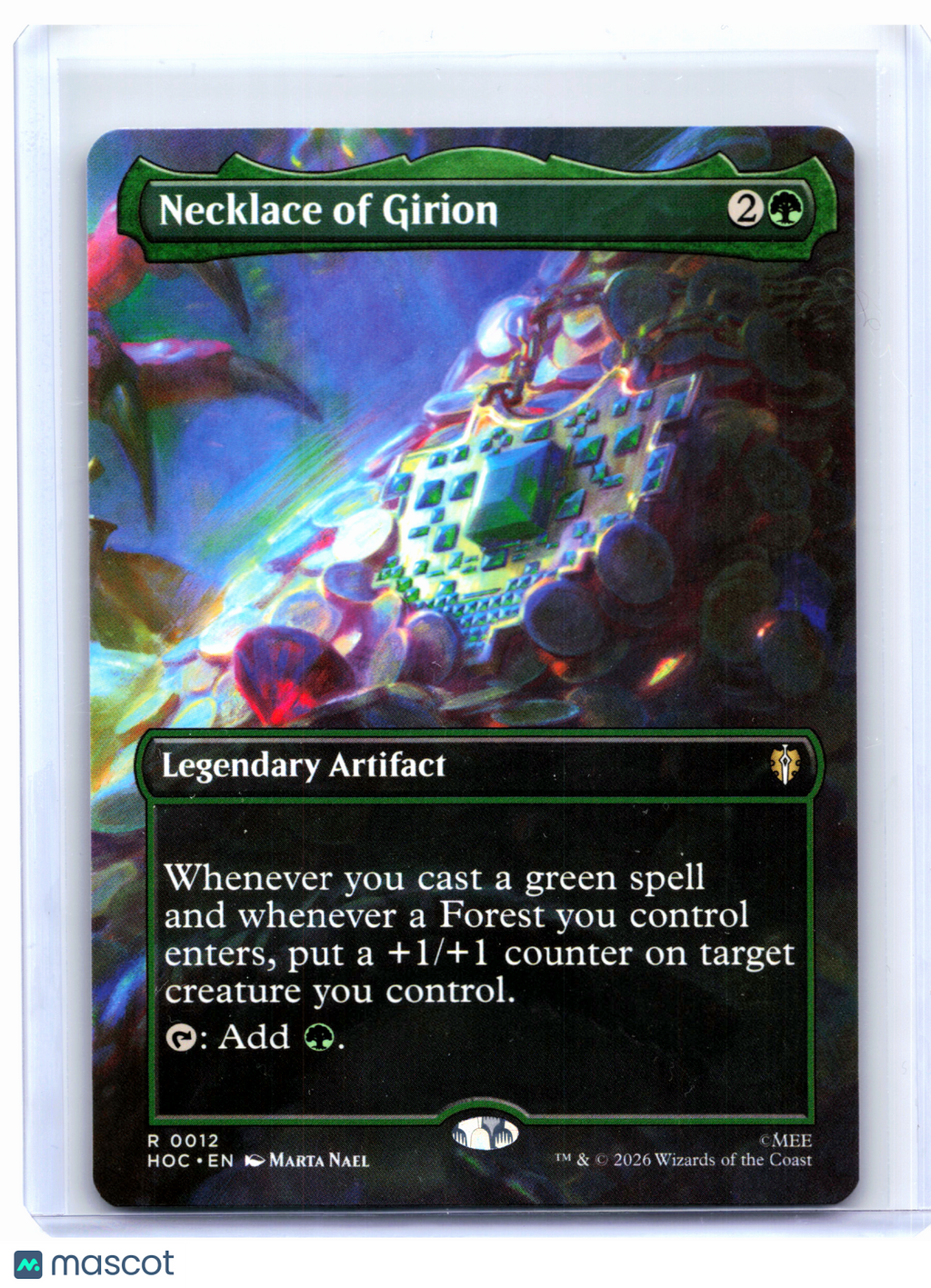 2026 Magic: TG—Necklace of Girion (Borderless) #0012 HOC—Rare Nonfoil