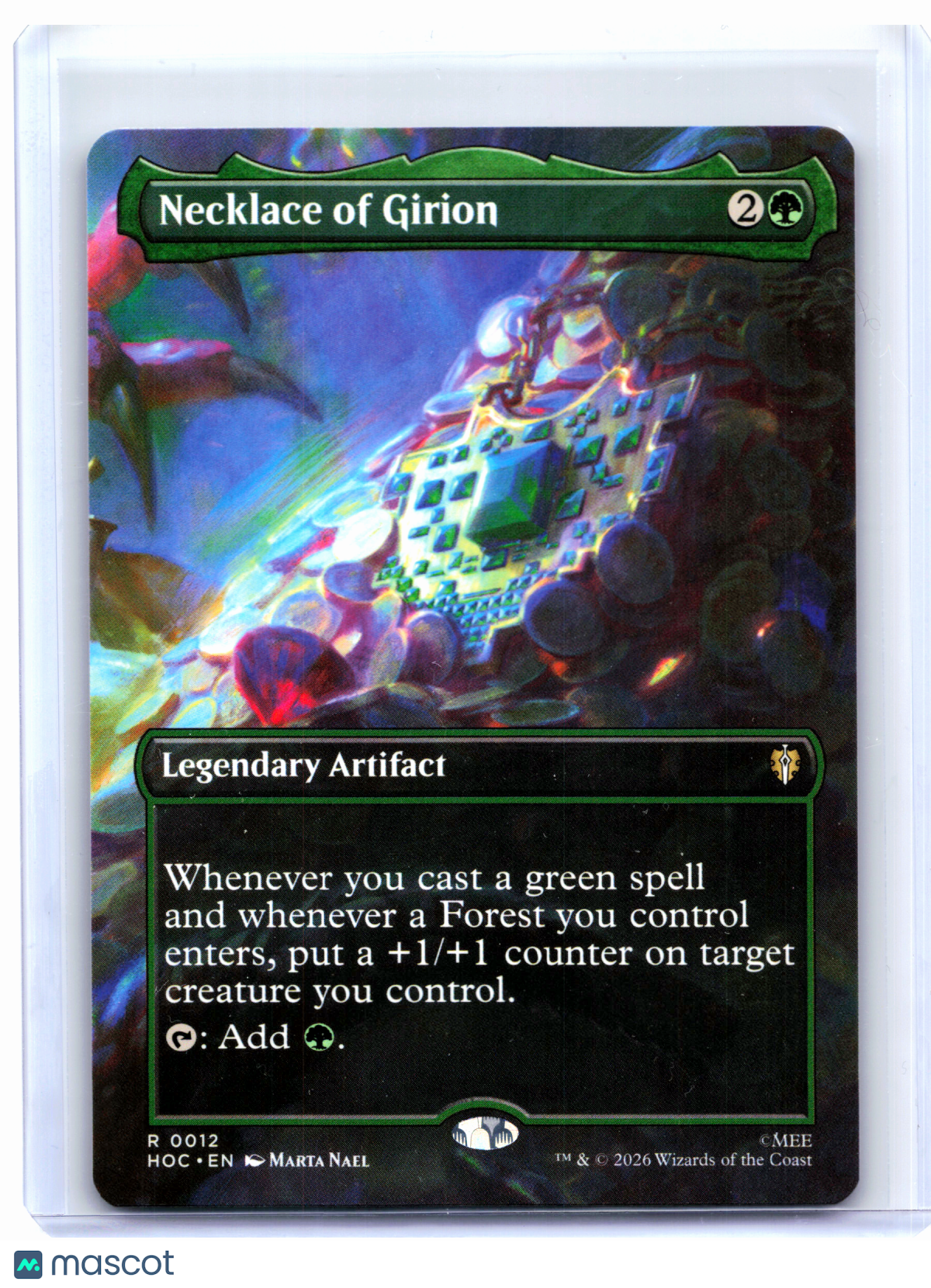 2026 Magic: TG—Necklace of Girion (Borderless) #0012 HOC—Rare Nonfoil