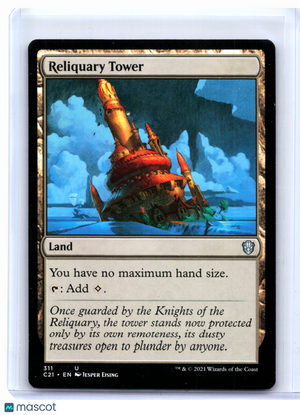 2021 Magic: The Gathering—Reliquary Tower #311 Commander 2021—Uncommon Nonfoil