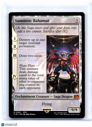 2025 Magic: The Gathering—Summon: Bahamut #0001 FINAL FANTASY—Mythic Nonfoil