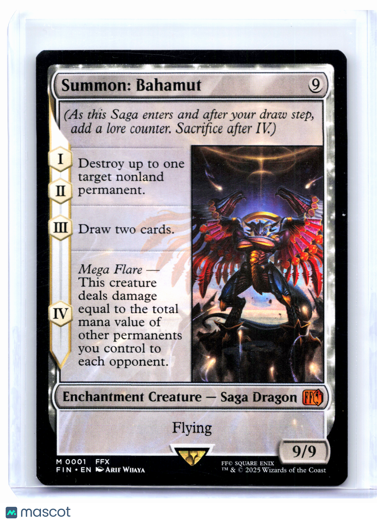 2025 Magic: The Gathering—Summon: Bahamut #0001 FINAL FANTASY—Mythic Nonfoil