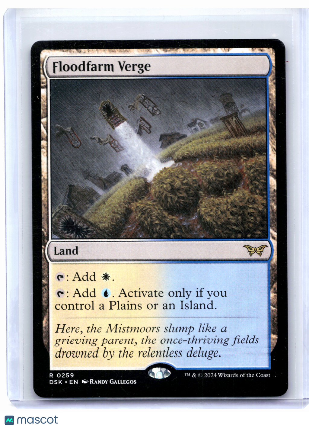 2024 Magic: TG—Floodfarm Verge #0259 Duskmourn: House of Horror—Rare Nonfoil