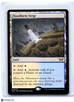 2024 Magic: TG—Floodfarm Verge #0259 Duskmourn: House of Horror—Rare Nonfoil