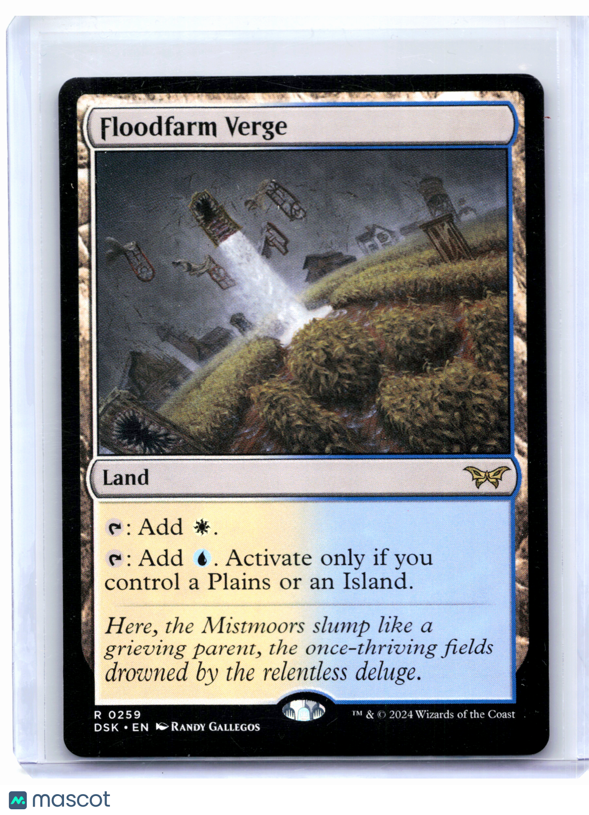 2024 Magic: TG—Floodfarm Verge #0259 Duskmourn: House of Horror—Rare Nonfoil