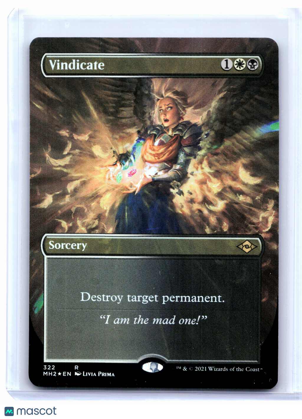 2021 Magic: TG—Vindicate (Borderless) #322 Modern Horizons 2—Rare Foil