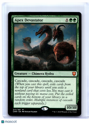 2020 Magic: The Gathering—Apex Devastator #217 Commander Legends—Mythic Nonfoil