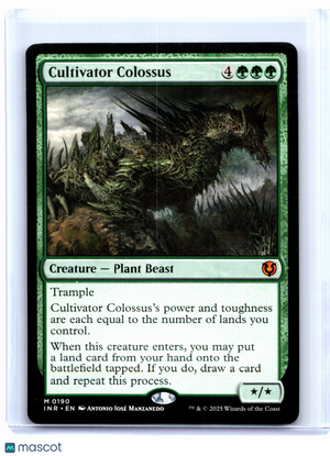 2025 Magic: TG—Cultivator Colossus #0190 Innistrad Remastered—Mythic Nonfoil