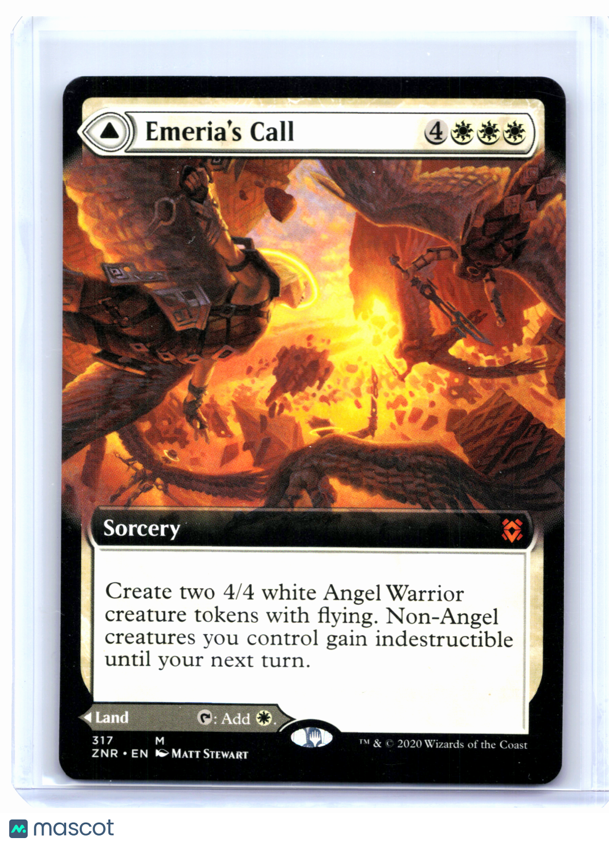 2020 Magic: TG—Emeria's Call (Extended Art) #317 Zendikar Rising—Mythic Nonfoil