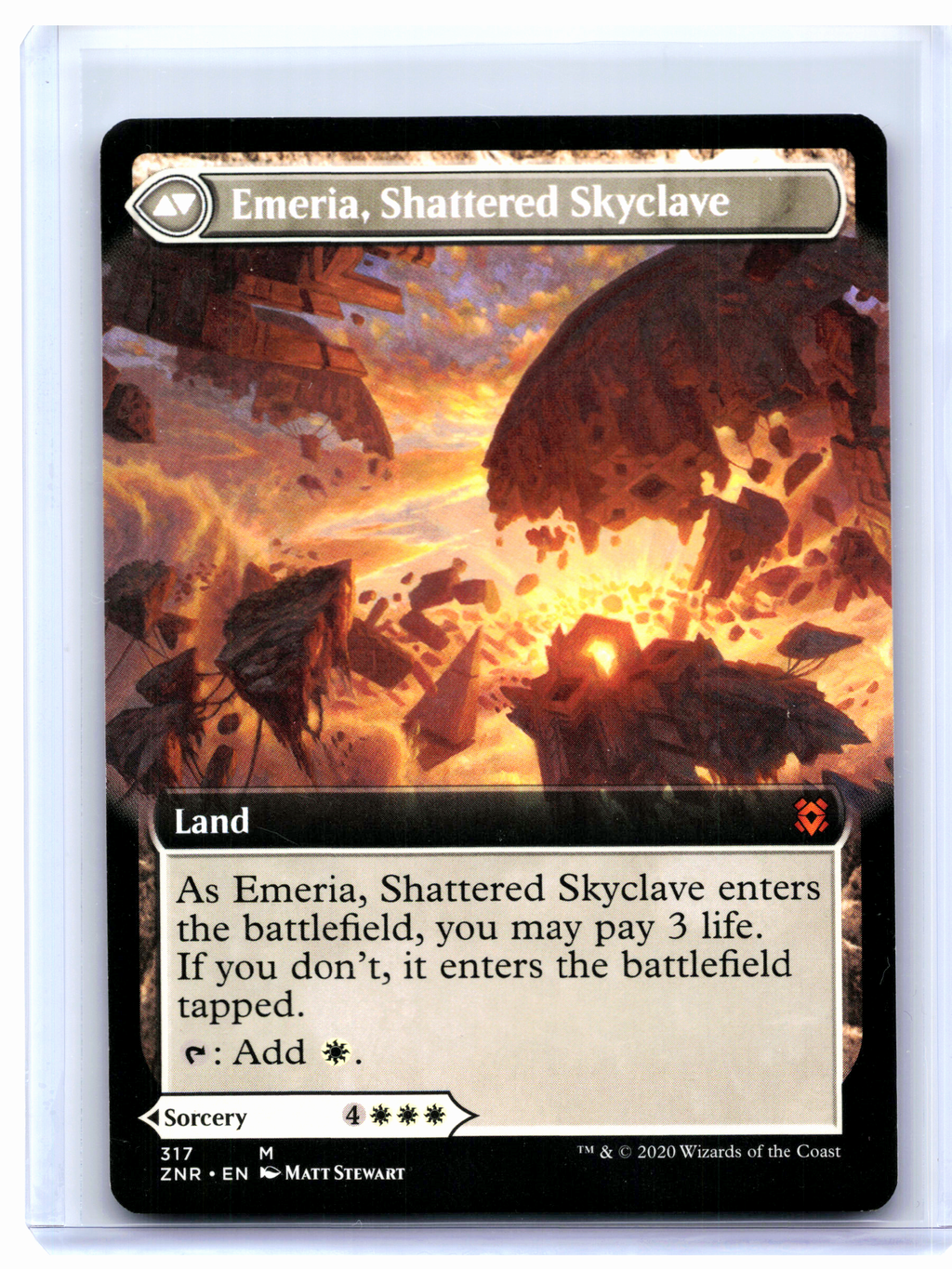 2020 Magic: TG—Emeria's Call (Extended Art) #317 Zendikar Rising—Mythic Nonfoil