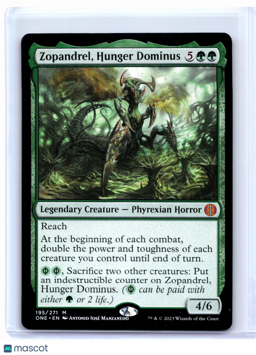 2023 Magic: The Gathering—Zopandrel, Hunger Dominus #195 ONE—Mythic Nonfoil