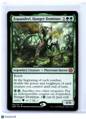 2023 Magic: The Gathering—Zopandrel, Hunger Dominus #195 ONE—Mythic Nonfoil