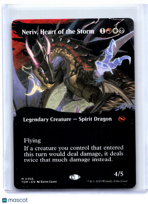 2025 Magic: TG—Neriv, Heart of the Storm (Borderless) #0366 TDM—Mythic Nonfoil