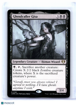 2023 Magic: The Gathering—Ghoulcaller Gisa #0161 Commander Masters—Rare Nonfoil