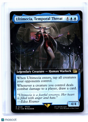 2025 Magic: TG—Ultimecia, Temporal Threat (Extended Art) #0441 FIN—Rare Nonfoil