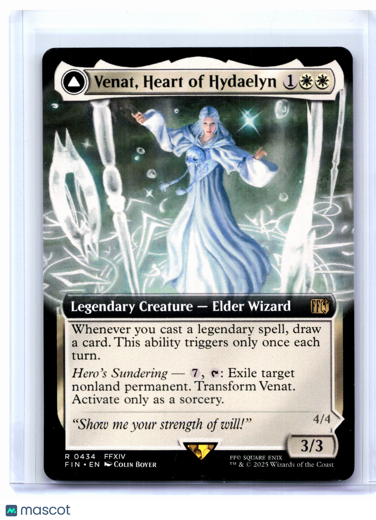 2025 Magic: TG—Venat, Heart of Hydaelyn (Extended Art) #0434 FIN—Rare Nonfoil