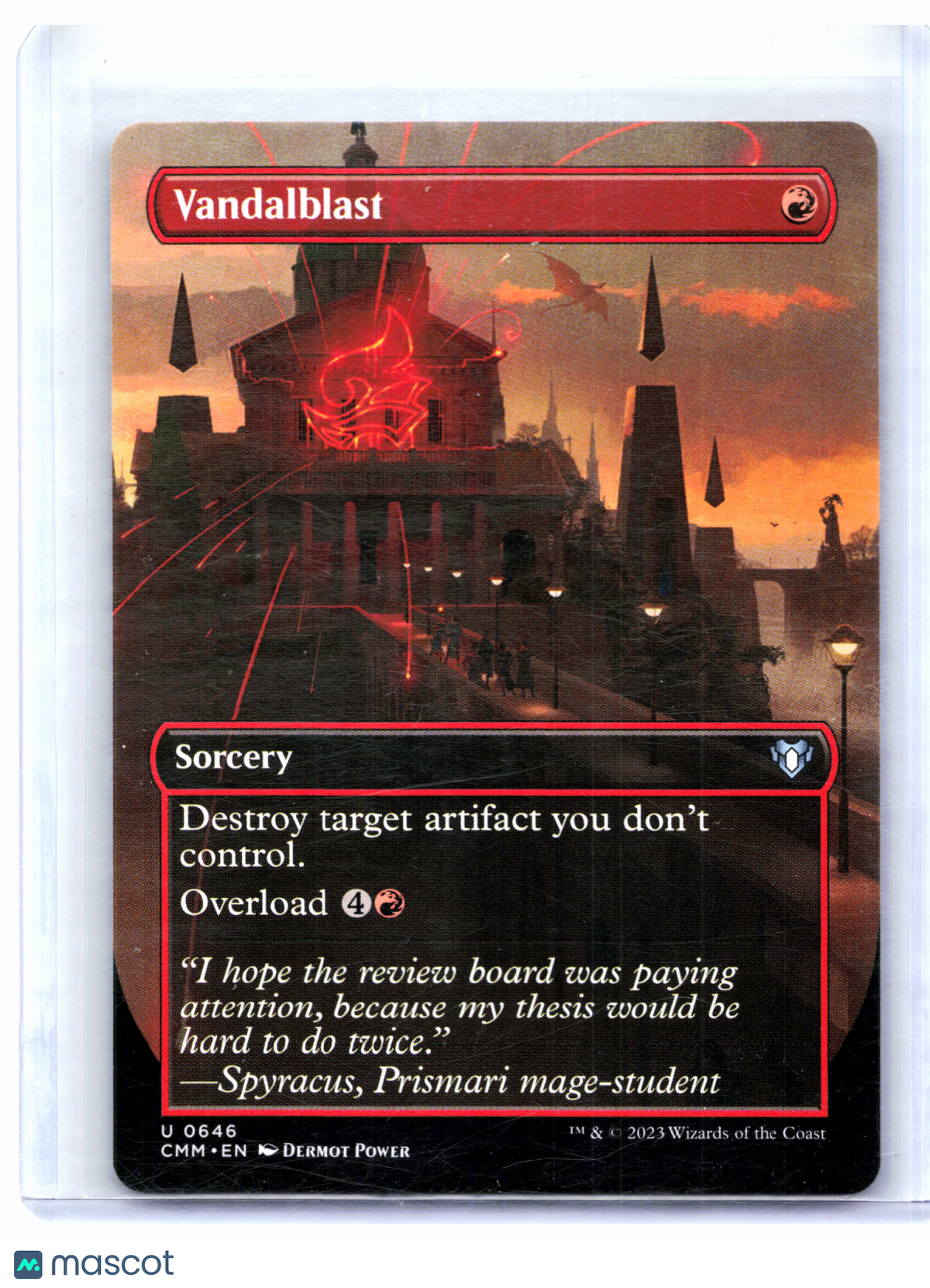 2023 Magic: TG—Vandalblast (Borderless) #0646 Commander Masters—Uncommon Nonfoil