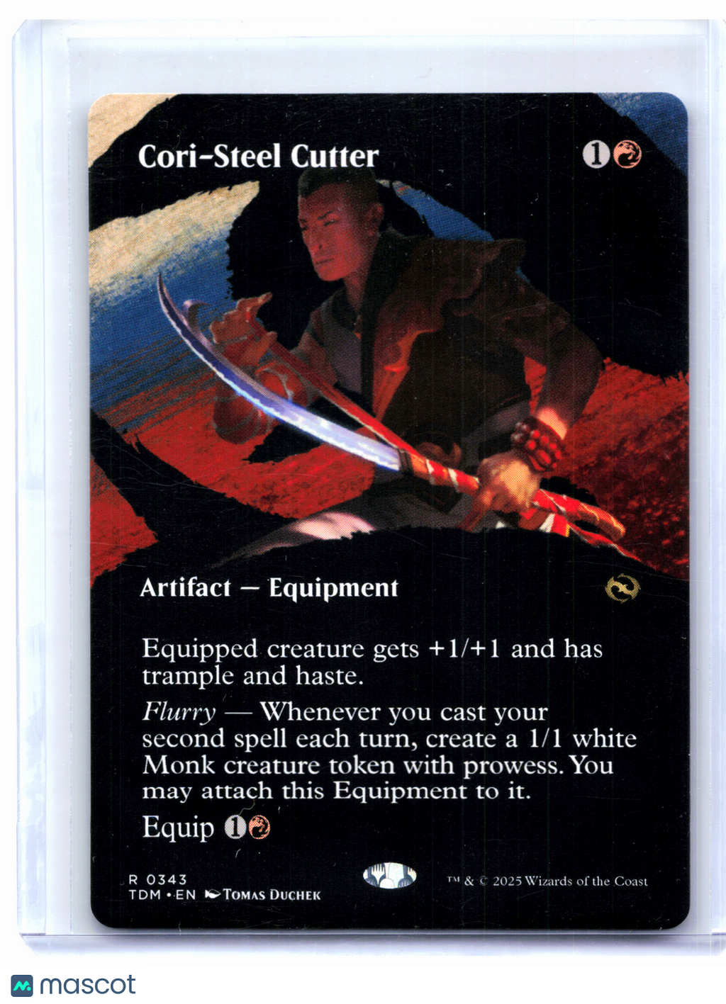 2025 Magic: TG—Cori-Steel Cutter (Borderless) #0343 TDM—Rare Nonfoil