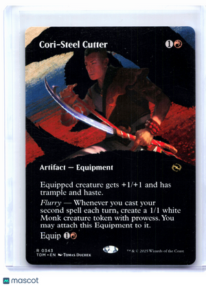 2025 Magic: TG—Cori-Steel Cutter (Borderless) #0343 TDM—Rare Nonfoil
