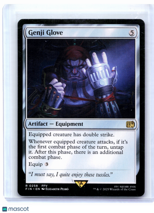 2025 Magic: The Gathering—Genji Glove #0258 FINAL FANTASY—Rare Nonfoil