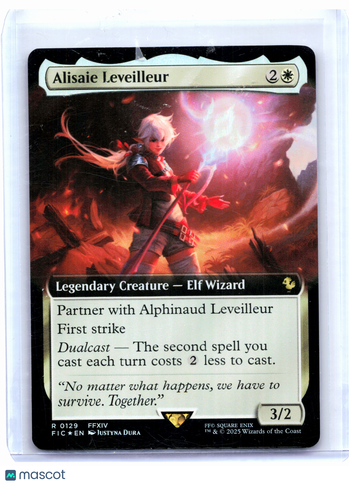 2025 Magic: TG—Alisaie Leveilleur (Extended Art) #0129 FIC—Rare Foil