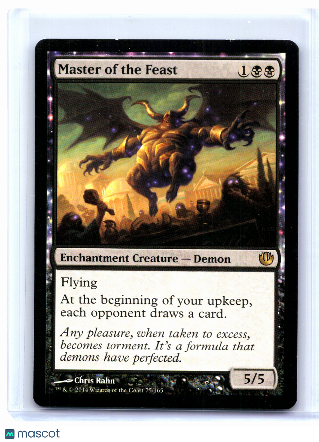 2014 Magic: TG—Master of the Feast #75 Journey into Nyx—Rare Nonfoil [LP]