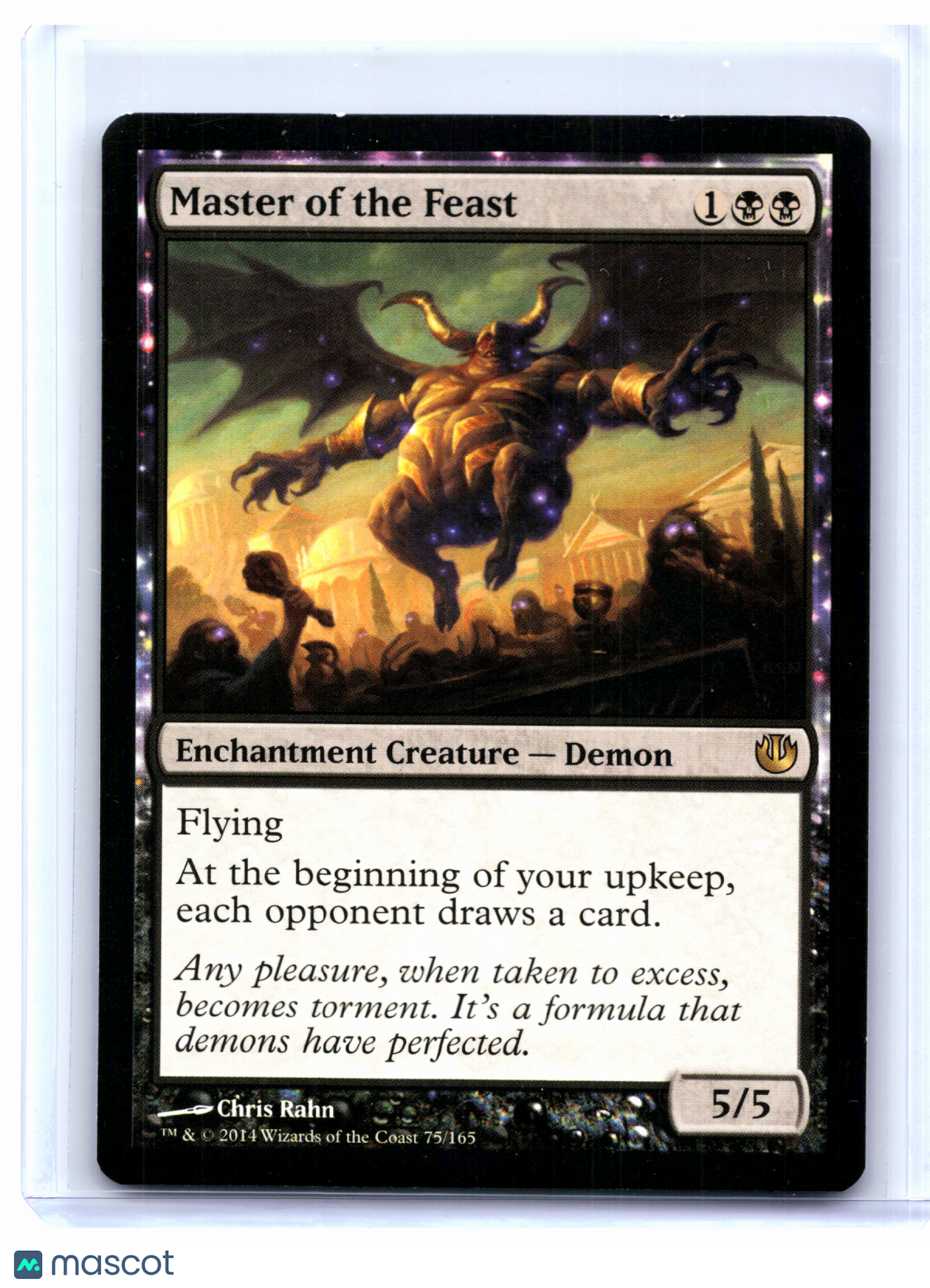 2014 Magic: TG—Master of the Feast #75 Journey into Nyx—Rare Nonfoil [LP]