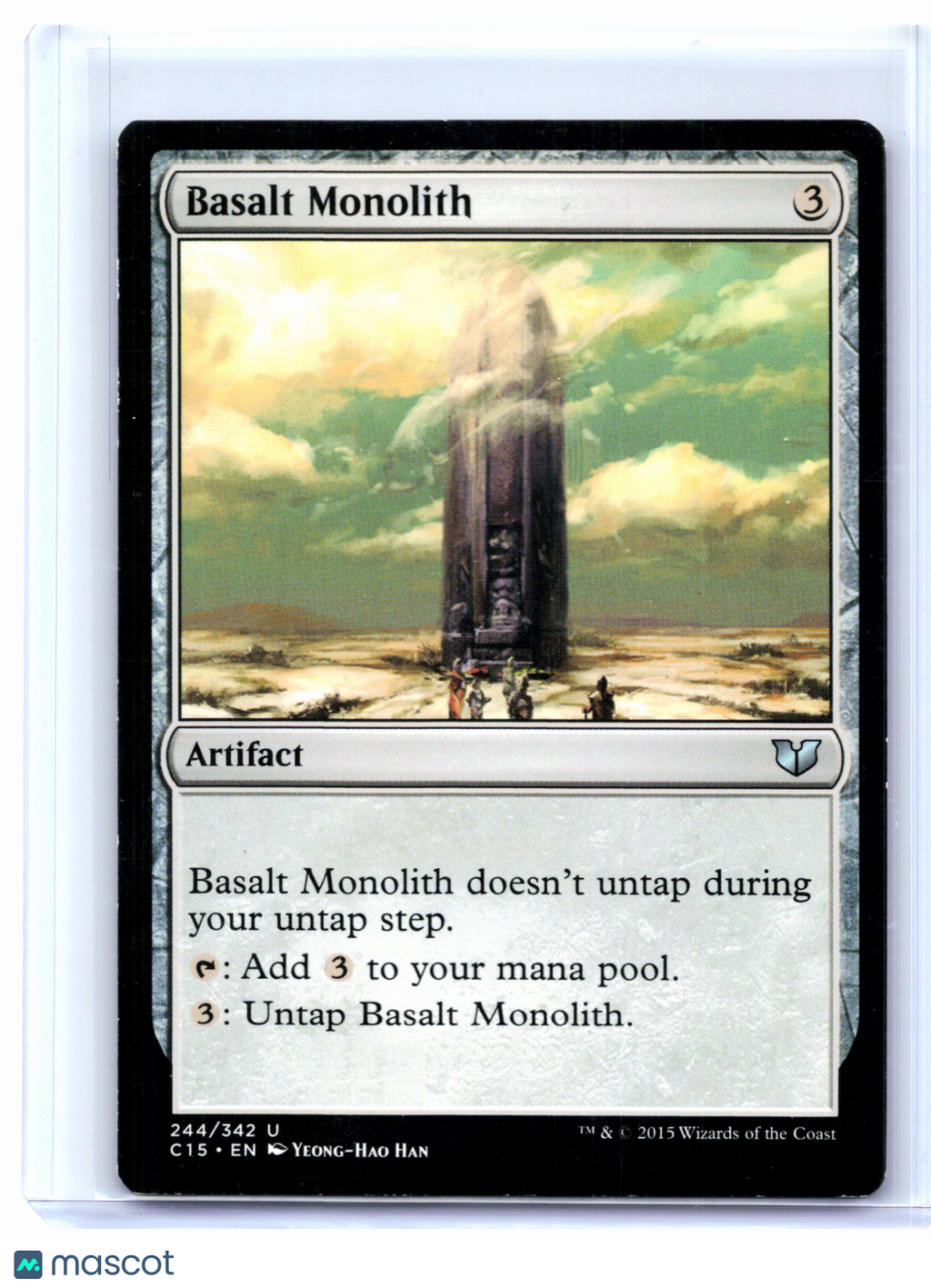 2015 Magic: TG—Basalt Monolith #244 Commander 2015—Uncommon Nonfoil [MP]