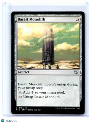 2015 Magic: TG—Basalt Monolith #244 Commander 2015—Uncommon Nonfoil [MP]