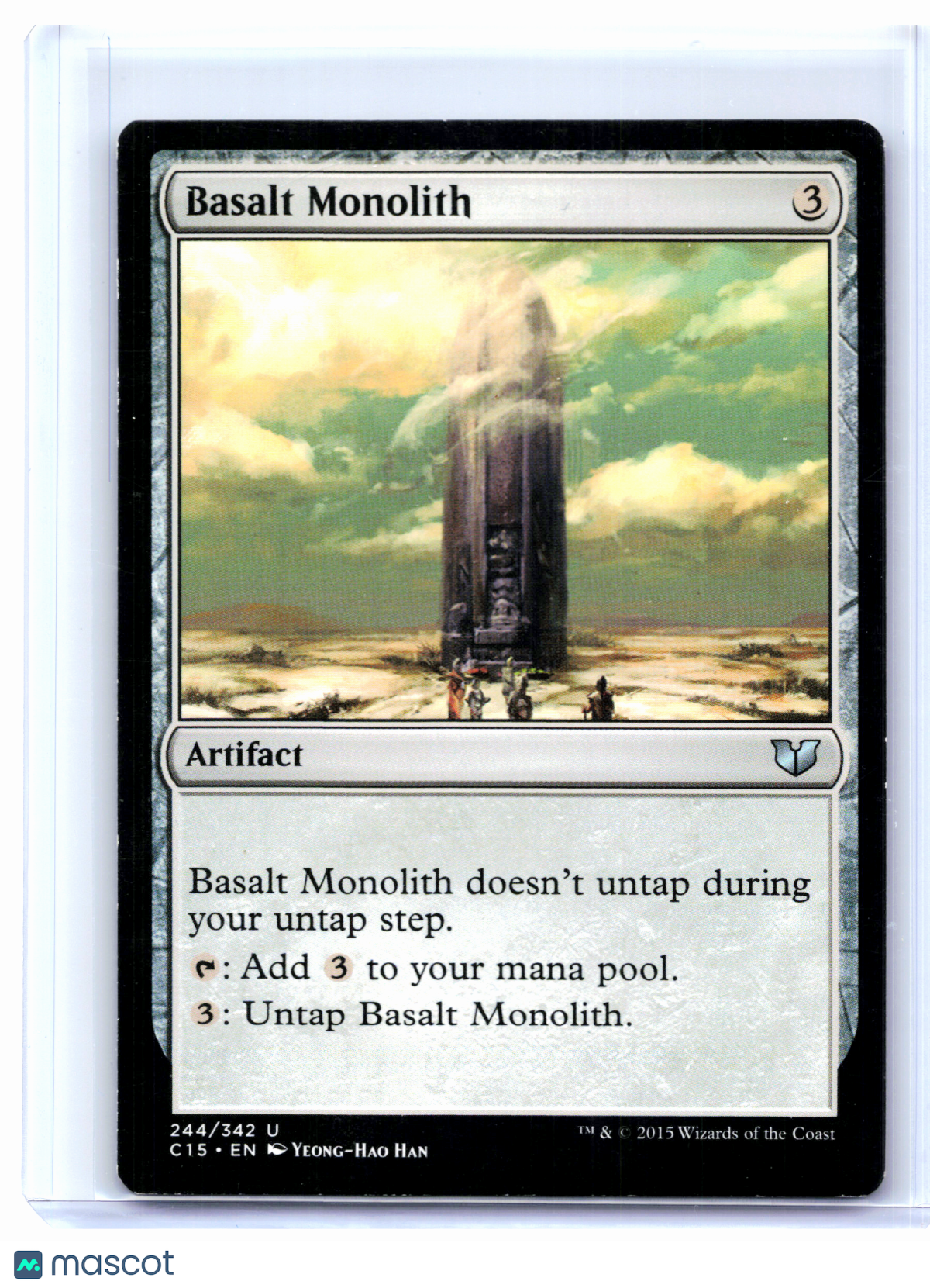 2015 Magic: TG—Basalt Monolith #244 Commander 2015—Uncommon Nonfoil [MP]