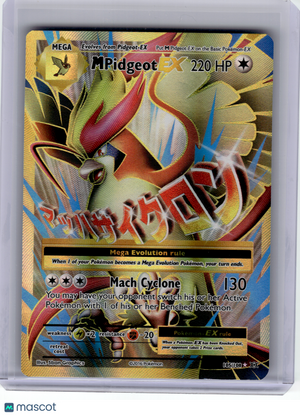 2016 Pokemon—M Pidgeot EX #105 Evolutions—Ultra Rare Holo (Full Art) [LP]