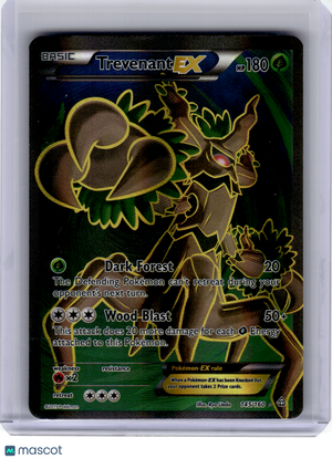 2015 Pokemon—Trevenant EX #145 Primal Clash—Ultra Rare Holo (Full Art) [LP]