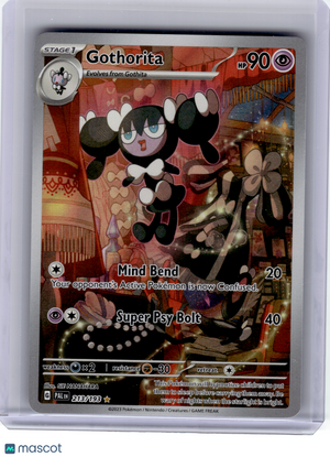 2023 Pokemon—Gothorita #213 Paldea Evolved—Illustration Rare Holo [LP]
