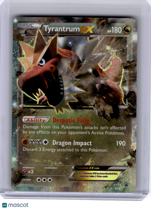 2015 Pokemon—Tyrantrum EX #70 XY Promos—Black Star Promo Holo [Heavily Played]