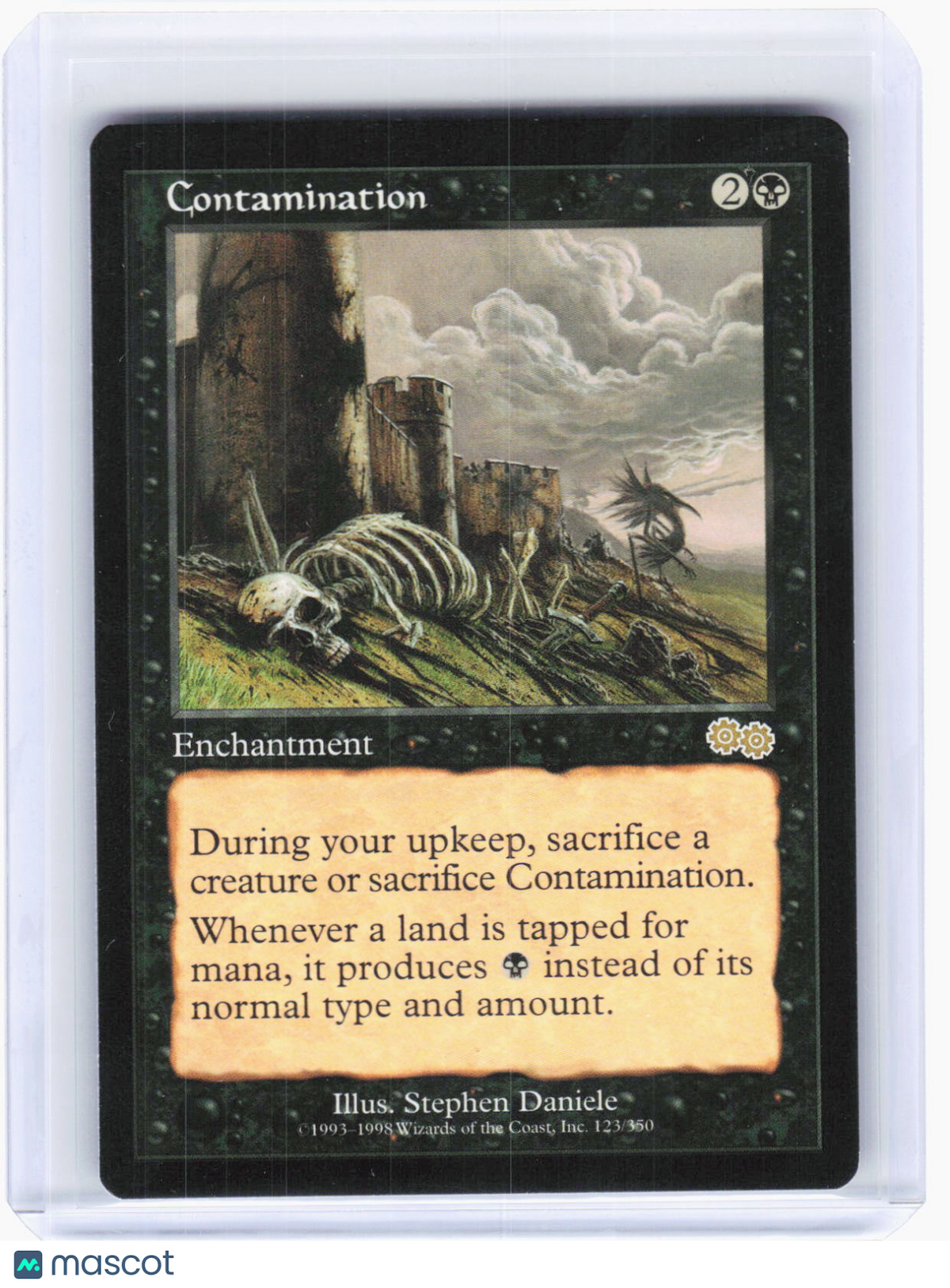 1998 Magic: The Gathering—Contamination #123 Urza's Saga—Rare Non-Foil