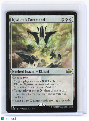 2024 Magic: The Gathering—Kozilek's Command #0011 Modern Horizons 3—Rare Foil