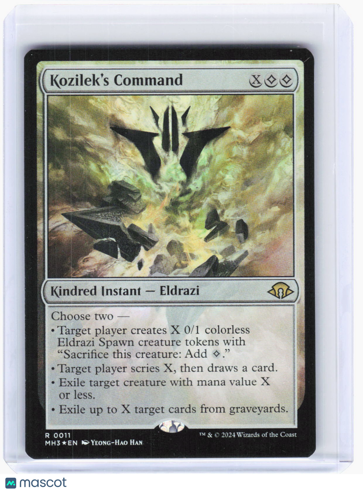 2024 Magic: The Gathering—Kozilek's Command #0011 Modern Horizons 3—Rare Foil