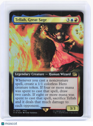 —Tellah, Great Sage (Extended Art) #0510 2025 Magic: The Gathering FF—Rare Foil
