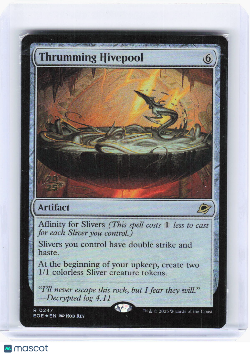 2025 Magic: The Gathering—Thrumming Hivepool #0247 Prerelease Cards—Rare Foil