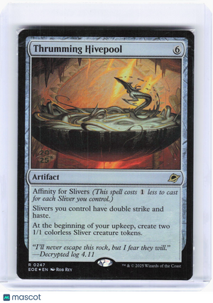 2025 Magic: The Gathering—Thrumming Hivepool #0247 Prerelease Cards—Rare Foil