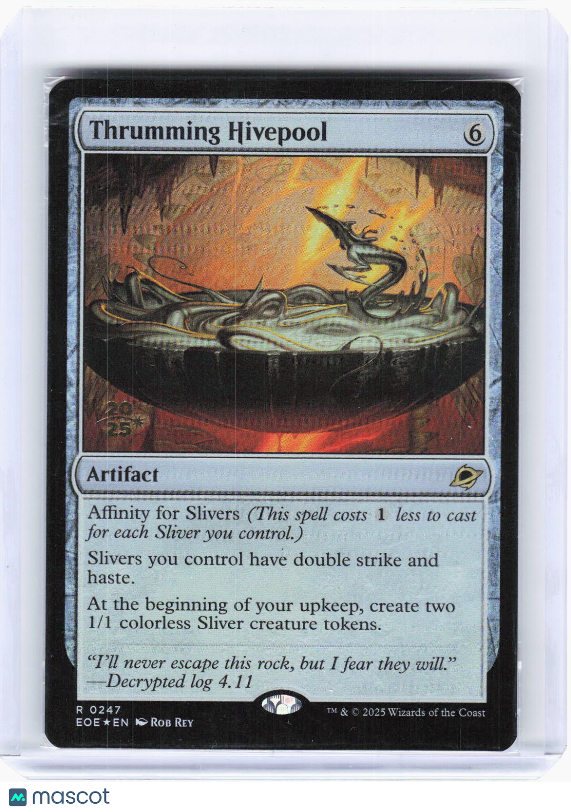 2025 Magic: The Gathering—Thrumming Hivepool #0247 Prerelease Cards—Rare Foil