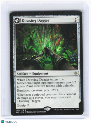 2017 Magic: The Gathering—Dowsing Dagger #235 Ixalan—Rare Non-Foil