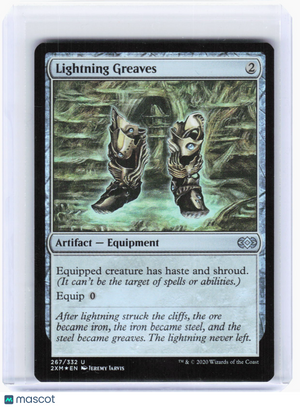 2020 Magic: The Gathering—Lightning Greaves #267 Double Masters—Uncommon Foil