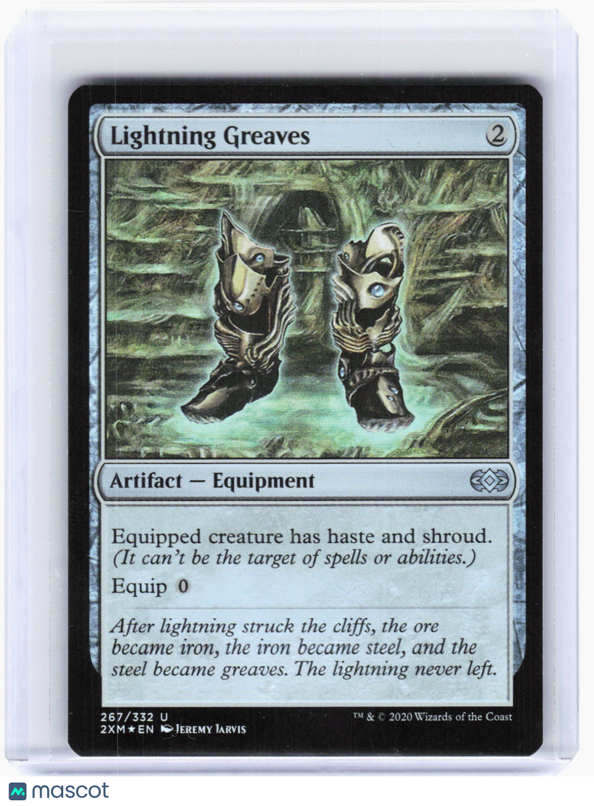 2020 Magic: The Gathering—Lightning Greaves #267 Double Masters—Uncommon Foil